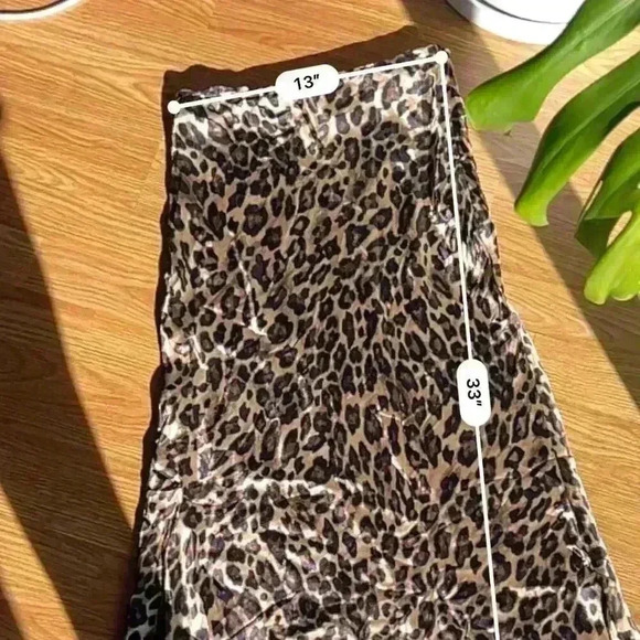 H&M Nwt Leopard Print Skirt - Picture 3 of 3